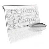 Mini Teclado Sem Fio E Mouse Wireless Super Compacto Premium