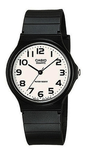 Reloj Casio Mq-24-7b2 Hombre Analógico Color De La Malla Negro Color Del Bisel Negro Color Del Fondo Blanco