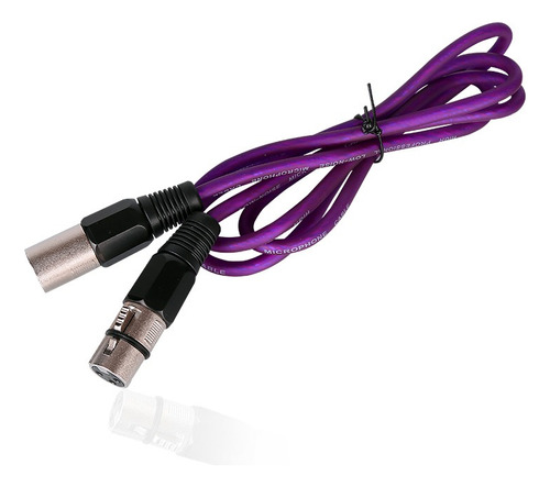 Cable Extensión Xlr Gc  Macho A Hembra Audio Micrófono 3m