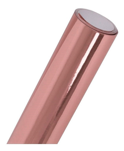 Vinil Espejo Metálico Oro Rosa Adhesivo Rose Gold 61cm X 1 M