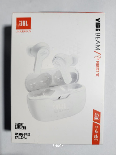 Auriculares Inal. Jbl Vibe Beam, 32hrs, Perfect Fit, Microfo