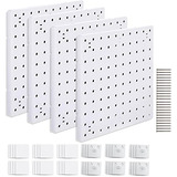 Juego De Paneles De Pared Pegboard De 4 Piezas, Kit De ...