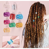 Pinche Adorno Cabello Para Trenzas O Rastas Afro Cosplay Color Multicolor