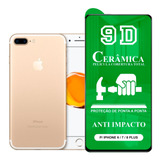 Película P/ iPhone 6 7 8 Plus - 9d Cerâmica Anti Queda