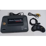 Master System 3 Com Sonic Na Memoria Pronto Pra Jogar