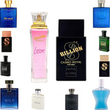 Kit 5 Perfumes Billion Cassino Royal Paris Elysees - Atacdo