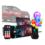 Radio Dvd Bluetooth Mp5 Usb 1din Espelhamento Vw T Cross