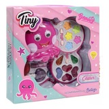 Set De Maquillaje Para Niñas Pulpo Infantil Sombras Tiny    