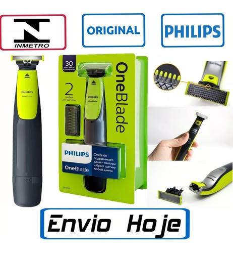 Aparador De Pelos Oneblade Pro Philips Barbeador Original 2p