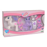 The Sweet Pony Family Luminoso Con Accesorios Blanco