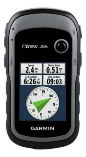 Gps Garmin Etrex 30x C/ Clipe E Alça Resistente A Água Cinza Mapa Pré-carregado