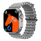 Reloj Smart Watch Ultra 8 Series 49mm Llamada Bluetooth Ew08 Color De La Caja Gris