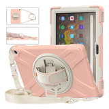 Funda Protectora En Oro Rosa Para Amazon Kindle Fire Hd 10 2