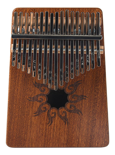 Kalimba - Patrón Musical De Madera De Pino (17 Tonos)