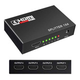 Spliter Hdmi Multiplicador 1 X4 1080p 3d Ver 1.4