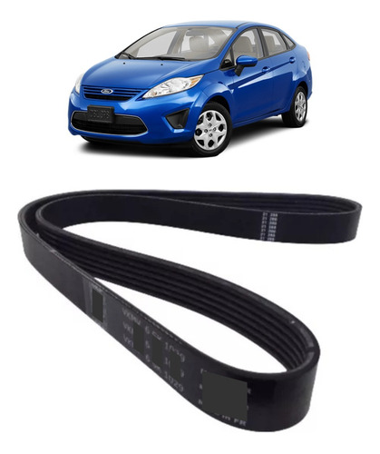 Correa Accesorios Ford Fiesta 1.6 2011/2013 Elastica