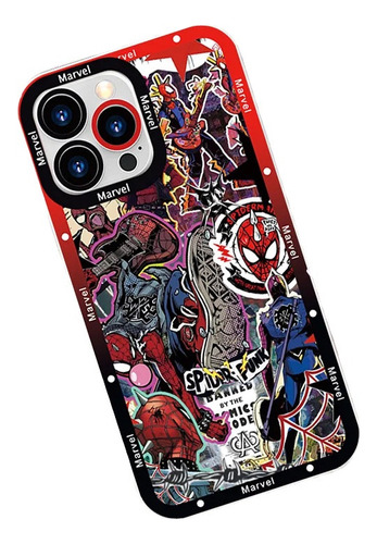 Funda De Teléfono Avengers Marvel Para iPhone 14, 13, 12, 11