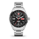 Reloj Swiss Military Smwgh2101006 Para Hombre Cristal Zafiro