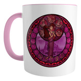 Taza Disney Meg Estilo Vitral De Hércules