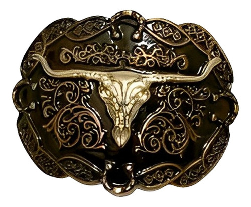 Fivela Cowboy Country Texas Para Cinto Exclusiva Rodeio Ofer