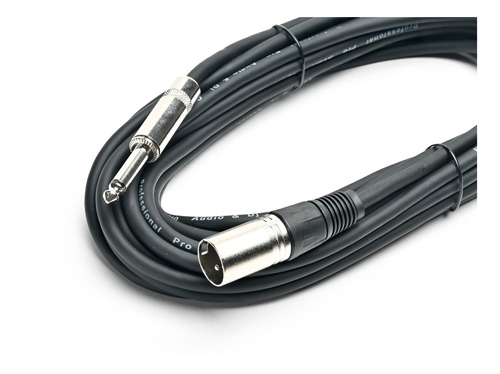 Cable Profesional Pro Audio Plug Mono A Canon Xlr Macho 7,6m