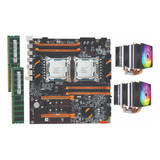 Kit X99 Xeon Dual Cpu 2683 V4 + Placa + 128gb Ddr4 E Coolers