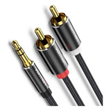 Cable De Audio Auxiliar 3.5mm A 2rca Vention Machos 5m