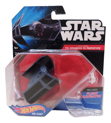 Hot Wheels Star Wars Nave De Vader Tie Advanced Mas Base!!!