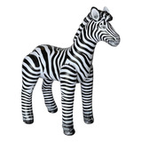 Decoración Safari Zebra Gigante Inflable Fiesta 