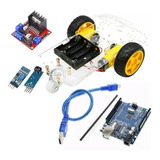 Kit Chasis Robot 2wd Uno R3 L298 Tcrt5000 Seguidor De Linea