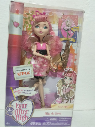 Hermosa Muñeca Barbie Ever After H. Hija De Eros Cupid 2016