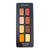Heburn Maquillaje Profesional Paleta Sombras Calidas Cod 940