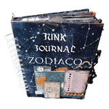 Álbum Junk Journal Zodíaco Luna Scrapbook Cuaderno Stickers