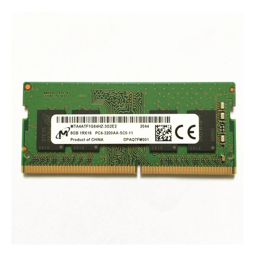 Ddr4 8gb Micron 1rx16 Pc4-3200aa Sodimm Laptop Memoria Ram