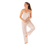 Pijama Femenina Pantalon Largo Y Blusa De Tiritas