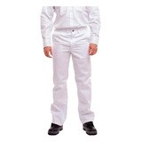 Pantalon Ombu Clasico Blanco Trabajo Grafa Talle 40