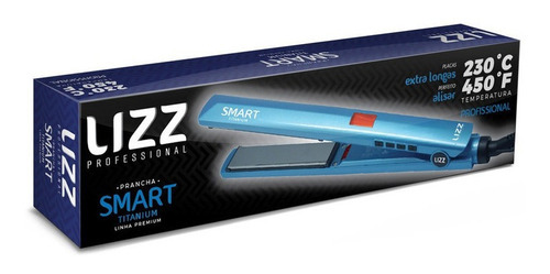 Chapinha De Cabelo Lizz Smart Titanium Azul-claro 127v