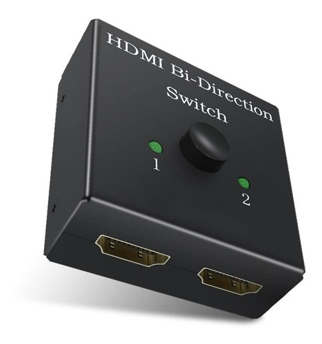 Switch Hdmi Bidireccional 2 Puertos Multiplicador 2x1 Select