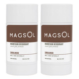 Magsol Desodorante Natural Para Hombres, Desodorante Sin Alu