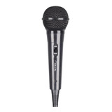 Microfono Dinamico Con Cable Netmak Mc7 Negro Ideal Karaoke