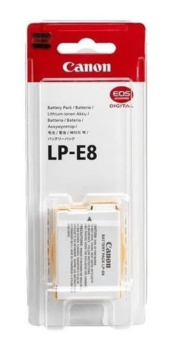 Batería Original Canon Lp-e8  Para T2i, T3i, T4i, T5i