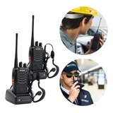 Radio Walkie Talkie Baofeng Bf-888s Uhf X2 Bateria 2800m Ah