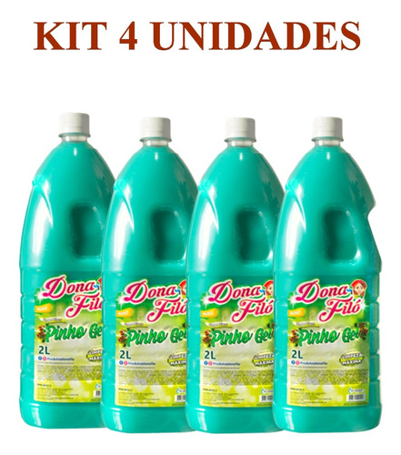 Limpador Pinho Gel Concentrado Grosso 8l Atacado