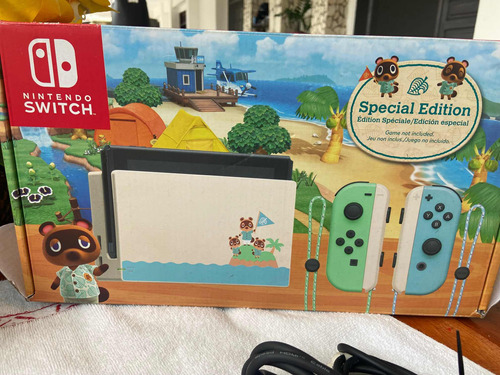 Nintendo Switch Special Edition Com Catão Sd E 1 Jogo