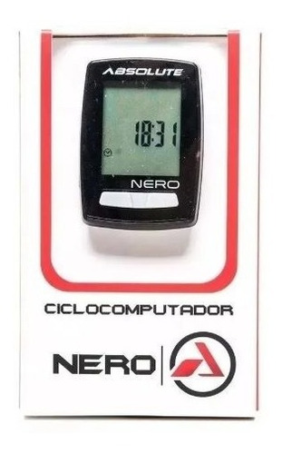 Velocímetro Bike Ciclocomputador Absolute Nero 10 Funções 