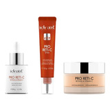 Idraet Kit Retinol Y Vitamina C Serum + Crema + Contorno