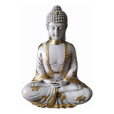  Estatueta Buda Hindu Tailandês Tibetano Meditando 22cm 