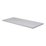 Kit 1 Prateleira 120x15cm Mdf Branco Suporte Grátis 120151