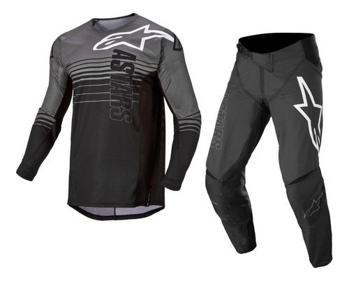 Equipo Conjunto Alpinestars Techstar Graphite Motocross Atv