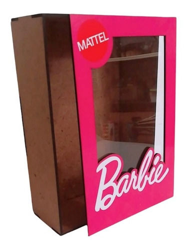 Caja Regalo Barbie Cajita Mdf Madera 3pz